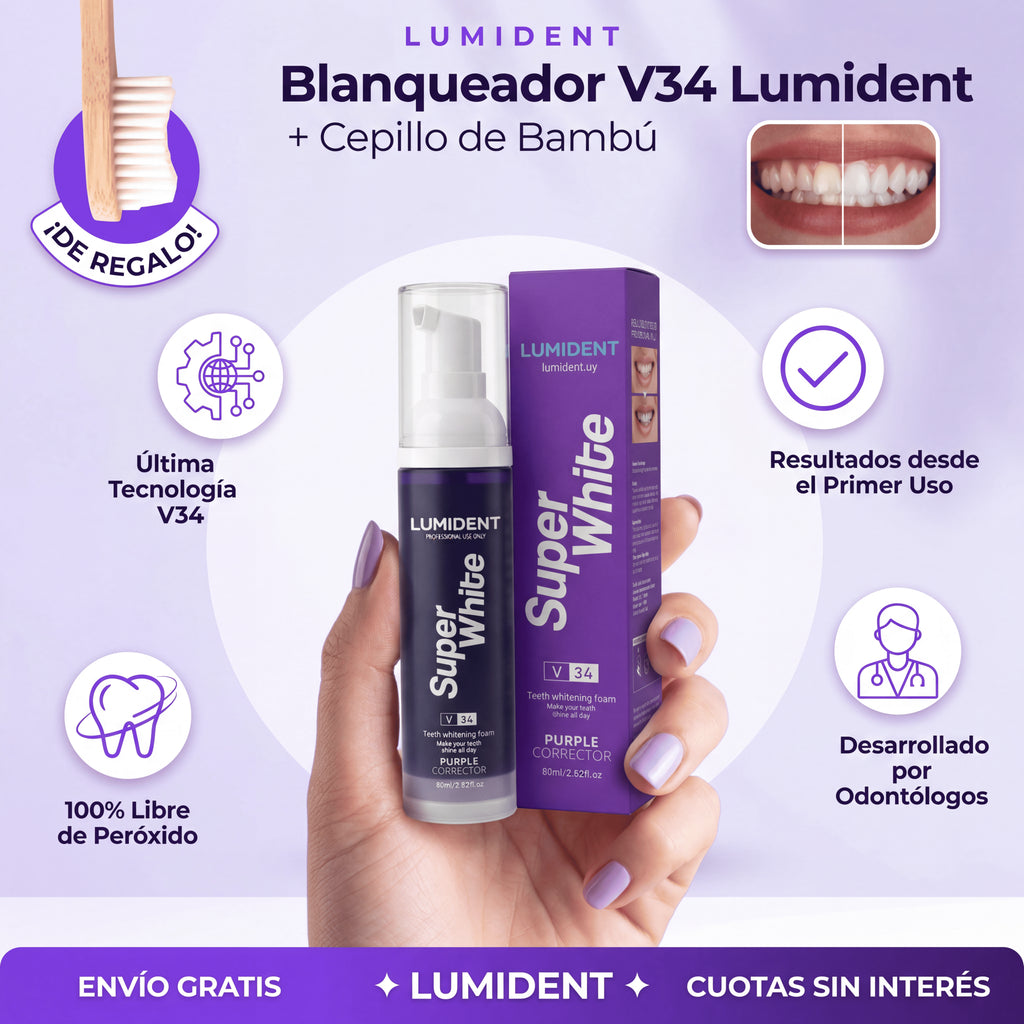 Lumident™ Blanqueador Dental V34 + Regalo