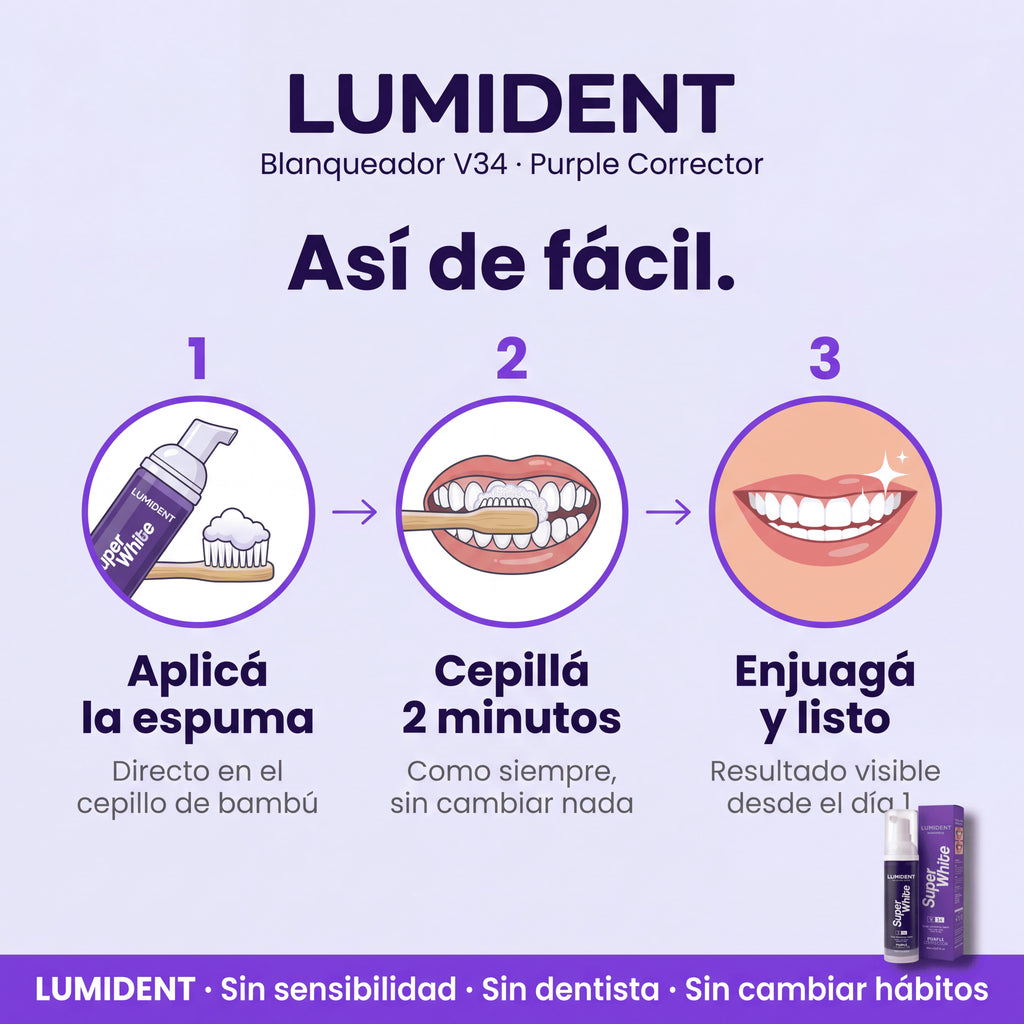 Lumident™ Blanqueador Dental V34 + Regalo