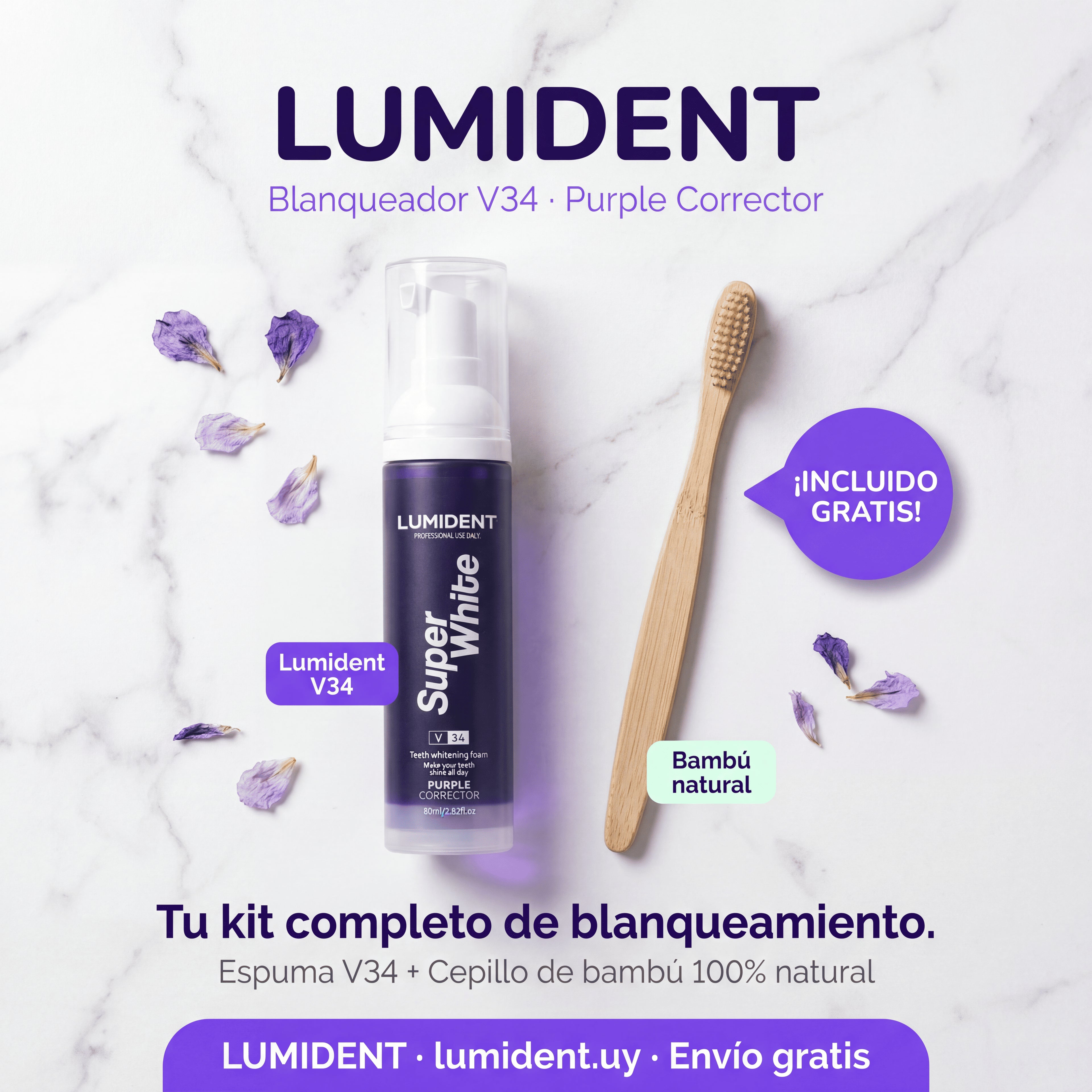 Lumident™ Blanqueador Dental V34 + Regalo