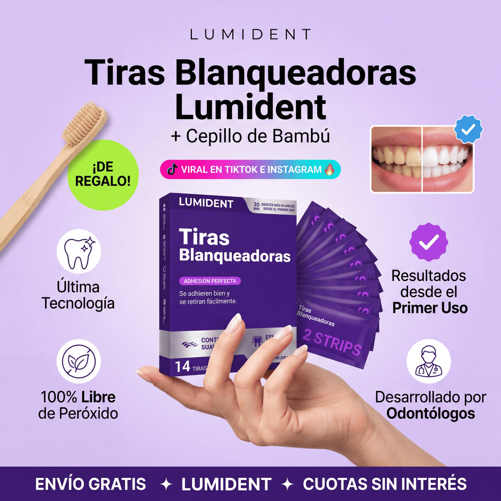 Lumident™ Tiras Blanqueadoras V34